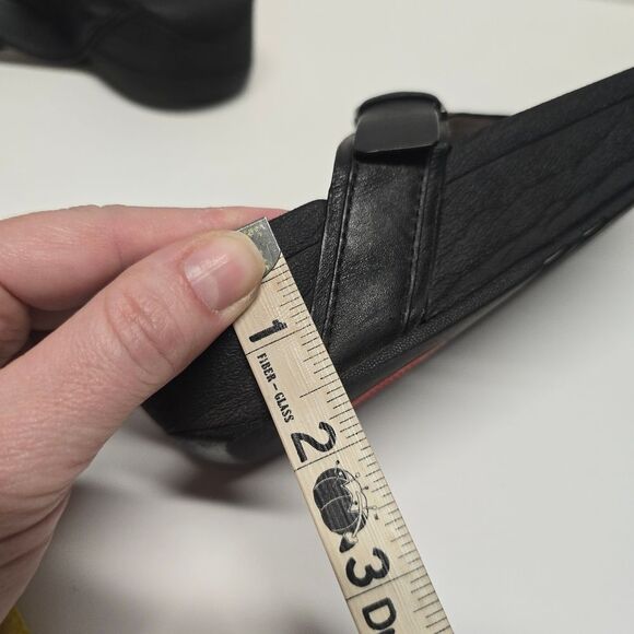 Fitflop Lulu Thong Sandals In Black Genuine Leather Women's 8 - Picture 8 of 8